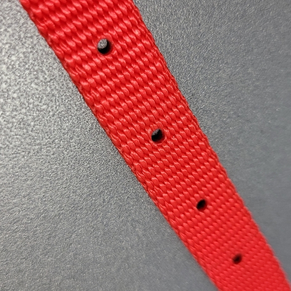 Puppy Collar | NWOT Red Nylon Silver Buckle - Picture 6 of 10